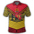 Papua New Guinea Polo Shirt Tapa Lauhala Rugby Scrum Style Unisex Red - Polynesian Pride