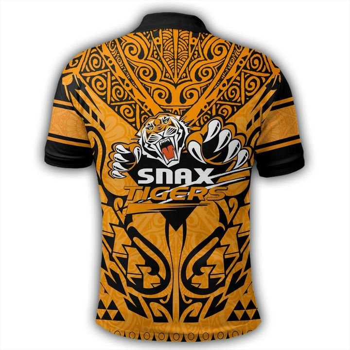 Lae Snax Tigers Polo Shirt Papuan - Polynesian Pride