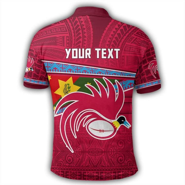 Custom Goroka Lahanis Polo Shirt Flag Tapa Pattern Stronic Style - Polynesian Pride