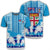 Fiji Islands T Shirt Fijian Tapa Flag Shirt Unisex Blue - Polynesian Pride