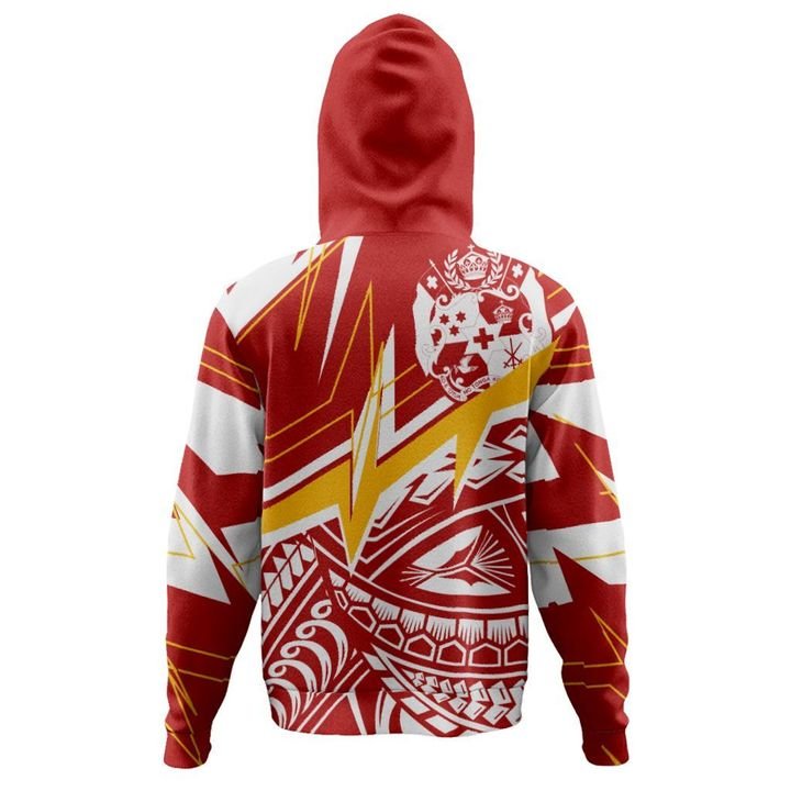 Tonga Zip Hoodie Tonga 2021 Zipper Hoodie - Polynesian Pride