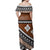 Fiji Tapa Oldie Off Shoulder Long Dress - Polynesian Pride