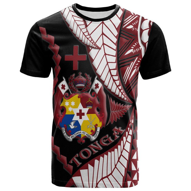 Tonga Emancipation Day T Shirt Kupesi Pattern No.1 Black LT9 Adult - Polynesian Pride