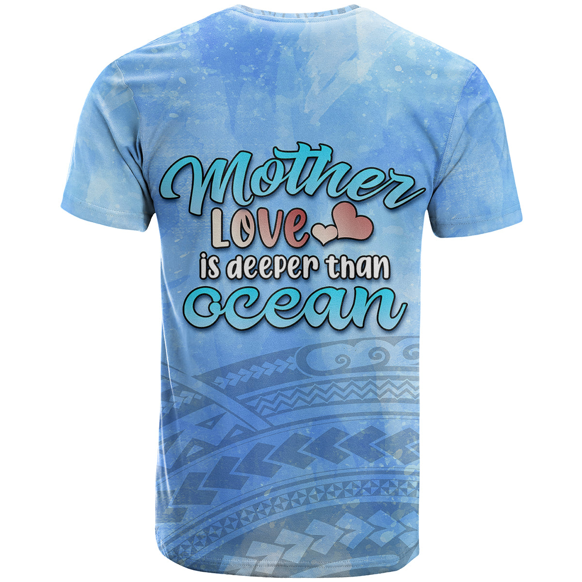Mothers Day Elephant Watercolor Style Mix Polynesian Pattern T Shirt TS07 - Polynesian Pride