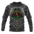 Chuuk Polynesian Zip up Hoodie Chuuk Flag Reggae Color Unisex Reggae - Polynesian Pride