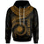 Marshall Islands Polynesian Custom Hoodie Marshall Islands Waves (Golden) Unisex Golden - Polynesian Pride