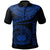 Polynesian Samoa Custom Polo Shirt Samoan Waves (Blue) Unisex Blue - Polynesian Pride