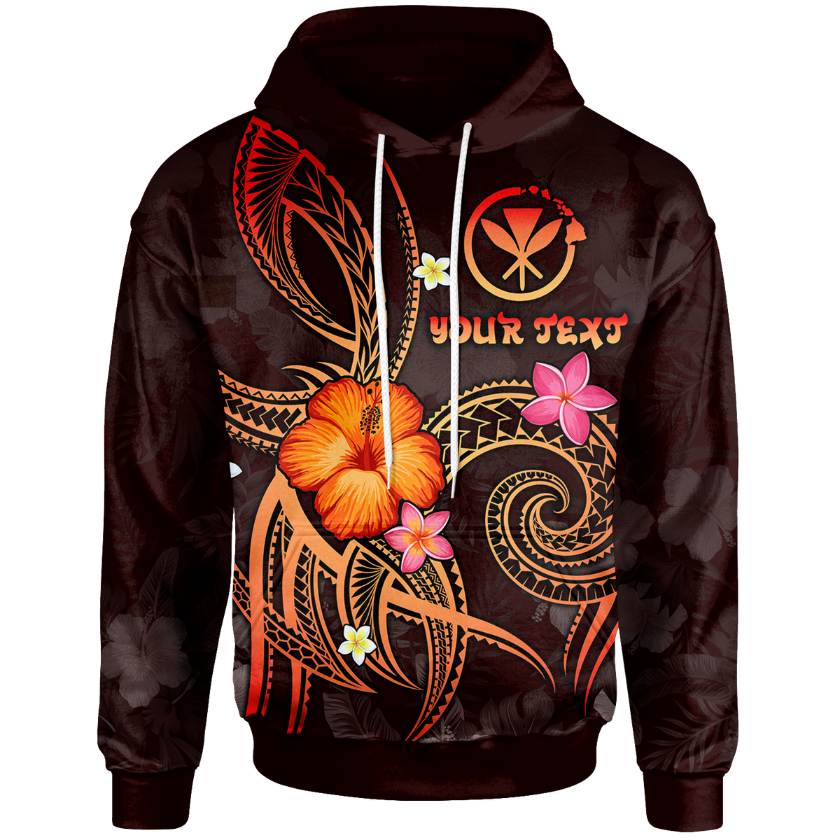 Polynesian Hawaii Custom Hoodie Legend of Kanaka Maoli (Red) Unisex Red - Polynesian Pride