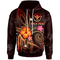Polynesian Hawaii Custom Hoodie Legend of Kanaka Maoli (Red) Unisex Red - Polynesian Pride
