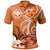 Custom Hawaii Custom Polo Shirt Hawaiian Spirit Unisex Orange - Polynesian Pride
