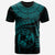 Tonga Polynesian Custom T Shirt Tonga Waves (Turquoise) Unisex Art - Polynesian Pride