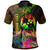 Tonga Polynesian Custom Polo Hibiscus and Banana Leaves Unisex Reggae - Polynesian Pride