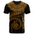 New Caledonia Polynesian Custom T Shirt New Caledonia Waves (Golden) Unisex Golden - Polynesian Pride