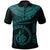 New Caledonia Polynesian Custom Polo Shirt Polynesian Waves (Turquoise) Unisex Turquoise - Polynesian Pride