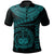 Polynesian Samoa Custom Polo Shirt Samoan Waves (Turquoise) Unisex Turquoise - Polynesian Pride