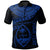 Guam Polynesian Custom Polo Shirt Guam Waves (Blue) Unisex Blue - Polynesian Pride