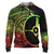 Yap Hoodie Micronesia Reggae Patterns With Coat of Arms Unisex Black - Polynesian Pride