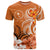 Custom Chuuk Custom T Shirt Chuuk Spirit Unisex Orange - Polynesian Pride