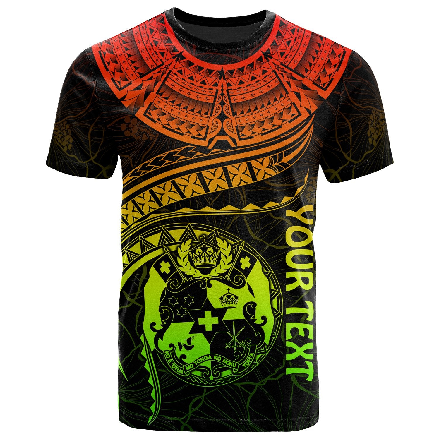 Tonga Polynesian Custom T Shirt Tonga Waves (Reggae) Unisex Art - Polynesian Pride