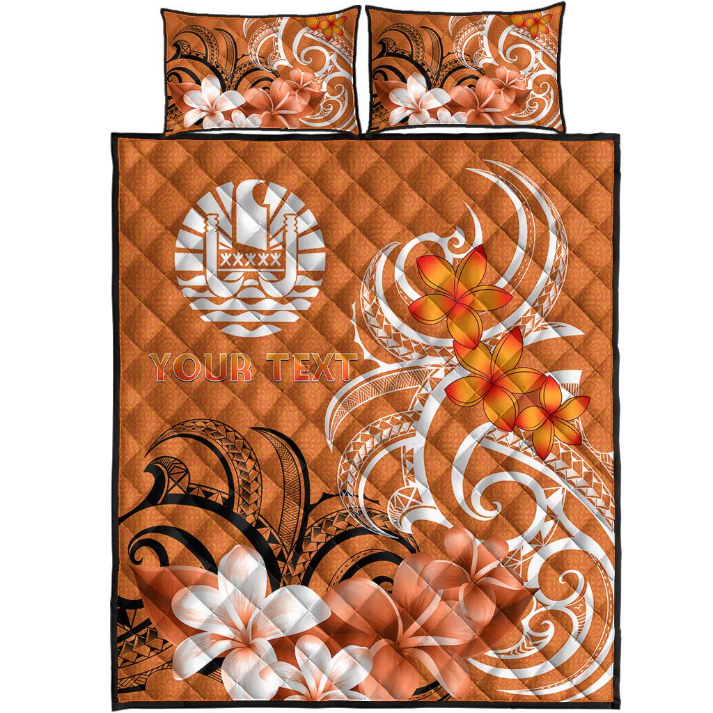Custom Tahiti Personalised Quilt Bed Set - Tahitians Spirit - Polynesian Pride