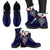 American Samoa Best Leather Boots A7 Blue - Polynesian Pride