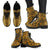 Polynesian Leather Boots Yellow Black - Polynesian Pride