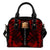 Tokelau Shoulder Handbag - Polynesian Tattoo Red One Size Red - Polynesian Pride