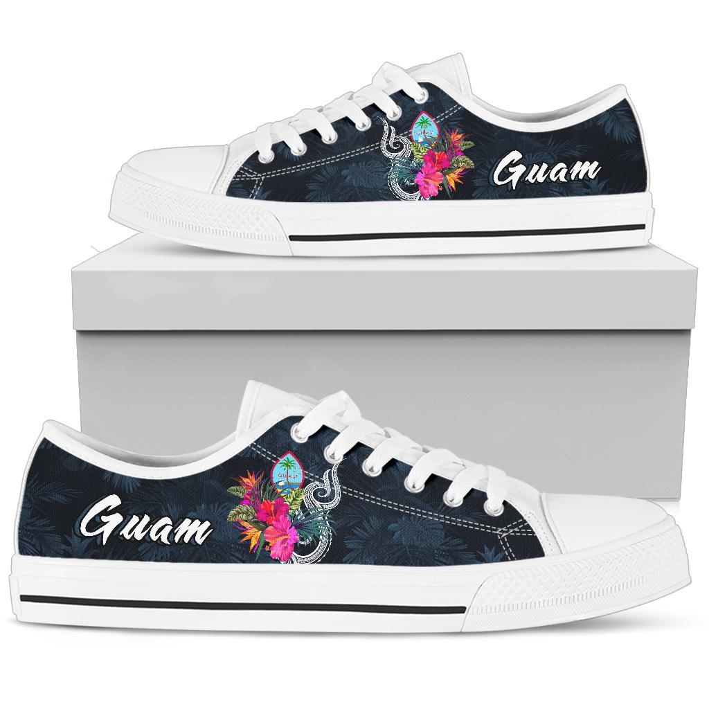 Guam Polynesian Low Top Shoe - Tropical Flower - Polynesian Pride