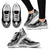 Tonga Wave Sneakers - Polynesian Pattern Black White Color Women's Sneakers - White - Tonga White - Polynesian Pride