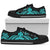 Wallis and Futuna Low Top Canvas Shoes - Turquoise Tentacle Turtle - Polynesian Pride