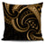 New Zealand Maori Mangopare Pillow Cover Polynesian - Gold Pillow Cover One Size Gold - Polynesian Pride