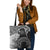 Samoa Custom Personalised Tote Bags - Samoa Seal Wave Style (Black) Tote Bag One Size Black - Polynesian Pride