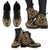 Tonga Leather Boots - Tribal Gold - Polynesian Pride