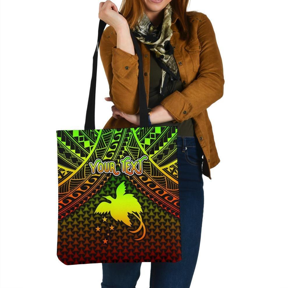 Polynesian Papua New Guinea Personalised Tote Bag - Reggae Vintage Polynesian Patterns Tote Bag One Size Reggae - Polynesian Pride