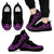 Niue Wave Sneakers - Polynesian Pattern Purple Color Men's Sneakers - Black - Niue Black - Polynesian Pride