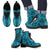 Polynesian Leather Boots Grown Blue White Blue White - Polynesian Pride