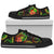 American Samoa Polynesian Low Top Shoes - Reggae Plumeria - Polynesian Pride