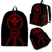 Kanaka Maoli Backpack - Polynesian Tribal One Style Red - Polynesian Pride