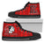 Hawaii Polynesian High Top Shoes - Kahuku High School Unisex White - Polynesian Pride