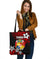 Mate Ma'a Tonga Rugby Tote Bag Polynesian Unique Vibes - Red Tote Bag One Size Red - Polynesian Pride
