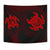 Hawaii Polynesian Turtle Tapestry Red - Polynesian Pride