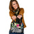 Tahiti Polynesian Shoulder Handbag - Summer Plumeria (Black) One Size Black - Polynesian Pride