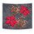 Hawaii Turtle Hibiscus Polynesian Tapestry - Khoi Style - AH Wall Tapestry 130cm*150cm Gray - Polynesian Pride