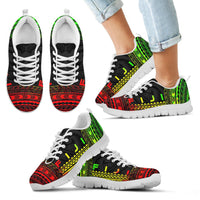 Fiji Sneakers - Fiji Polynesian Chief Tattoo Reggae Version - Polynesian Pride