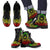 Pohnpei Leather Boots - Tribal Reggae Reggae - Polynesian Pride