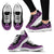 Niue Wave Sneakers - Polynesian Pattern Purple Color Women's Sneakers - White - Niue White - Polynesian Pride