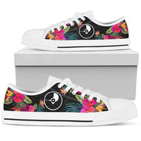 Yap Low Top Shoes - Micronesian Hibiscus - Polynesian Pride