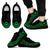 Niue Wave Sneakers - Polynesian Pattern Green Color Men's Sneakers - Black - Niue Black - Polynesian Pride