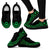 Niue Wave Sneakers - Polynesian Pattern Green Color Women's Sneakers - Black - Niue Black - Polynesian Pride