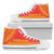 Marquesas Islands High Top Shoes - Polynesian Flag Chief Version Unisex White - Polynesian Pride